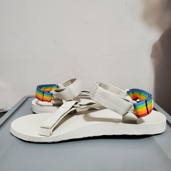 Teva Polaroid Mens Sz 12 Sandals Light Gray (1125392) Hike Camp Water Adjustable - Picture 6 of 12